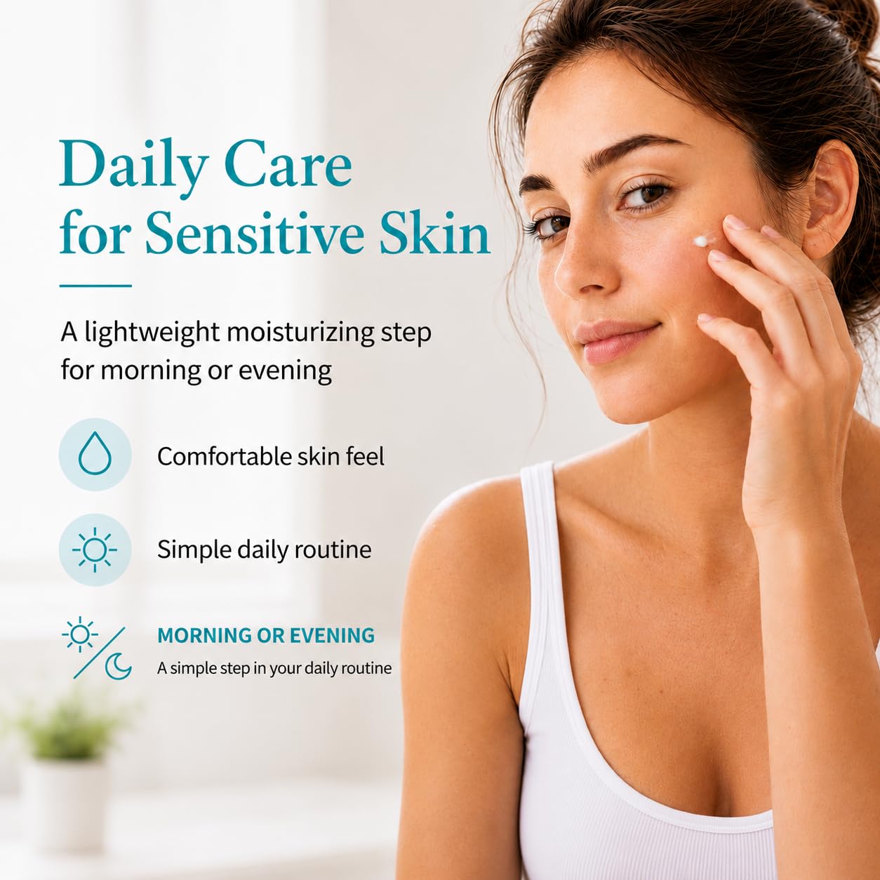 Tea Tree Oil Face Cream for Blemish-Prone Skin, Acne Care Moisturizer, 1.06 oz
