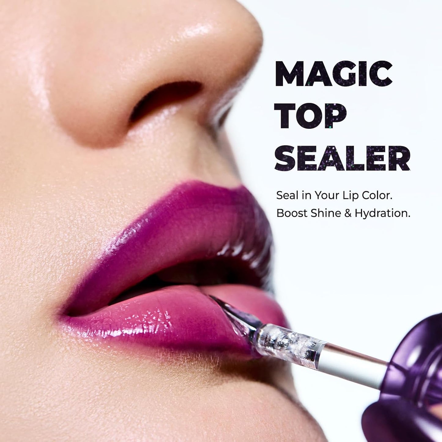 Magic Lip Fixer and Sealer - Locks in Color with Clear Gloss Finish - 0.15 oz
