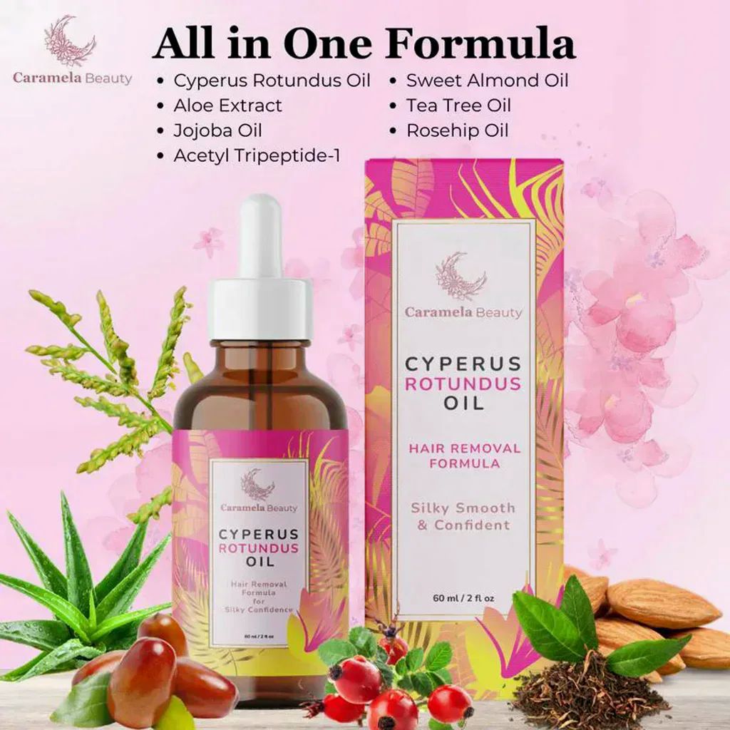 Cyperus Rotundus bottle and carton contents