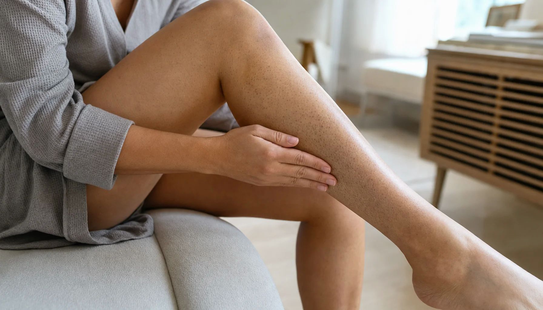 Targeted aftercare for visible shaving shadow