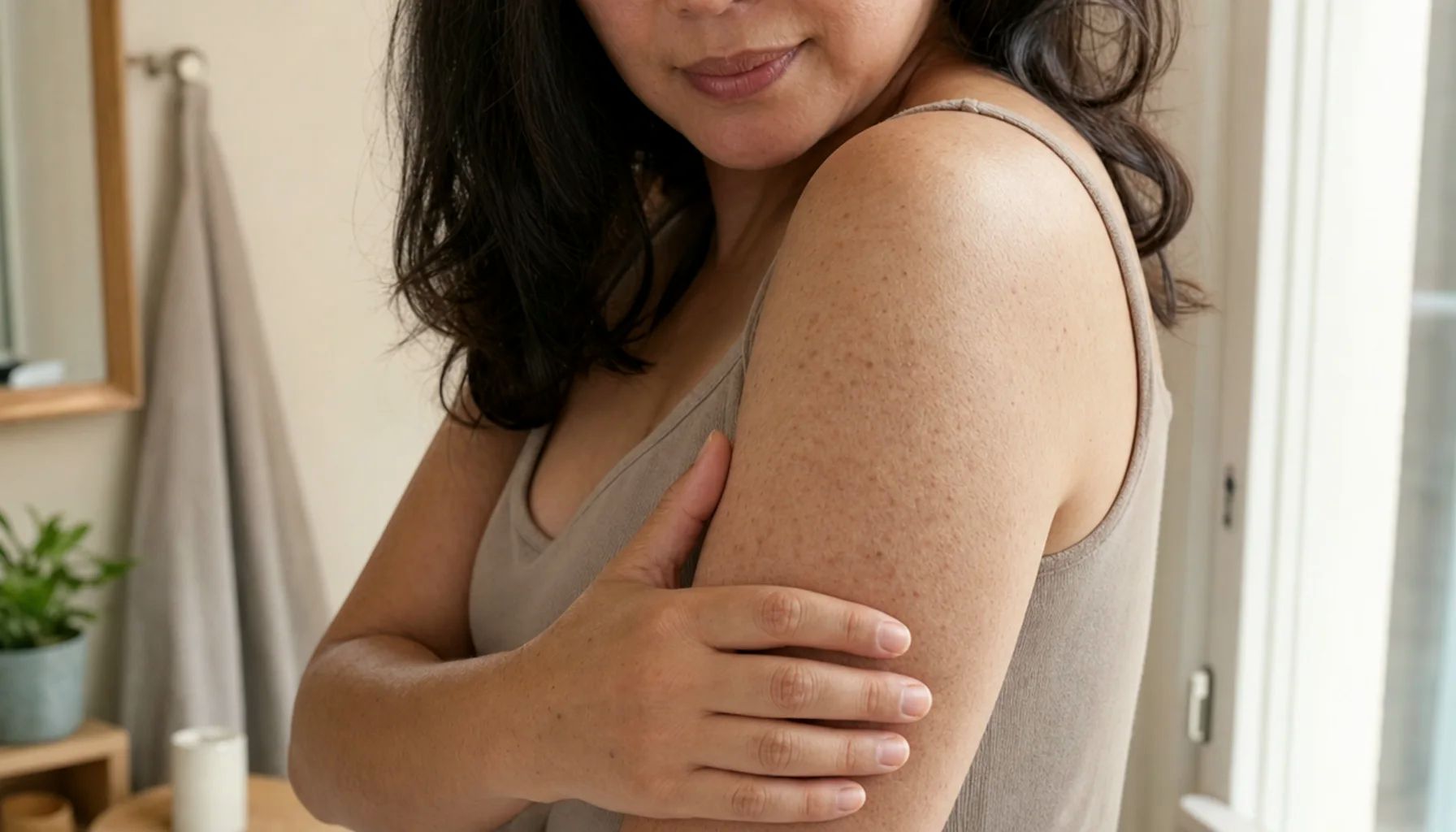Morning five-step body-care routine