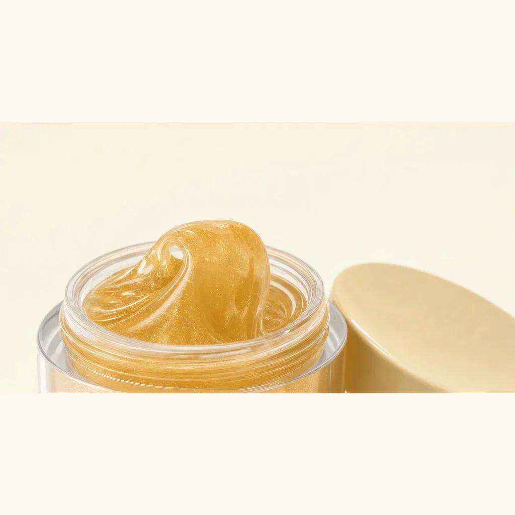 Cryo Thermo Gold Gel jar and texture detail