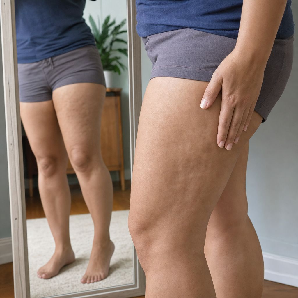 Smoother firmer-looking body-skin result visualization