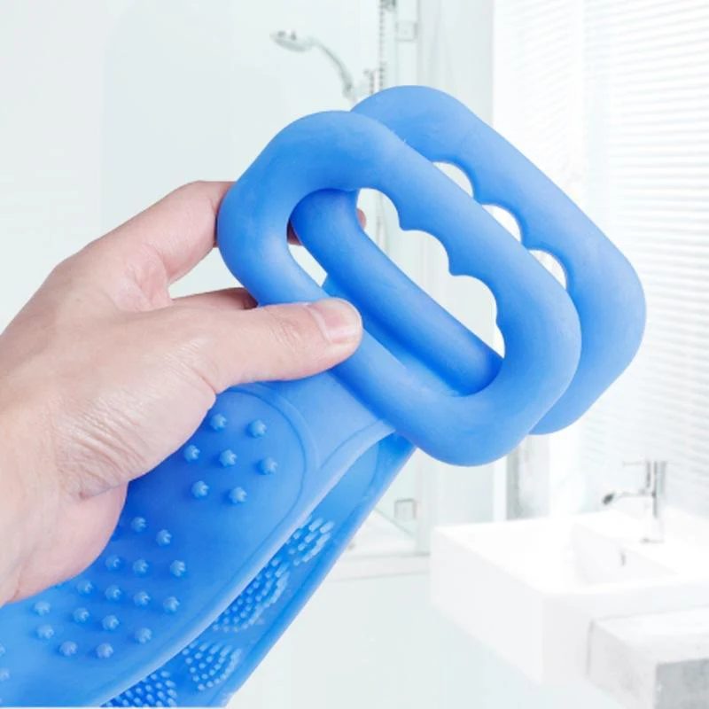 Open silicone handle held in one hand