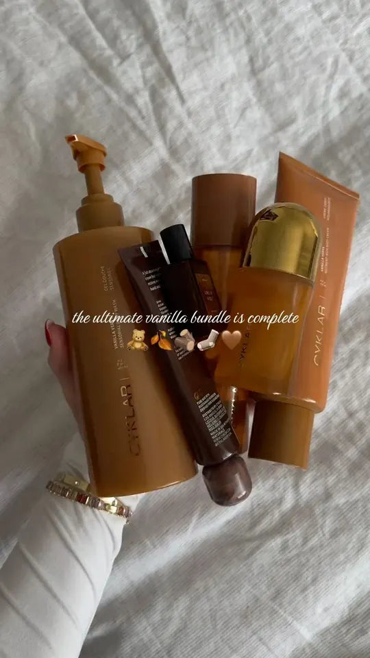 Real product footage frame showing the set together