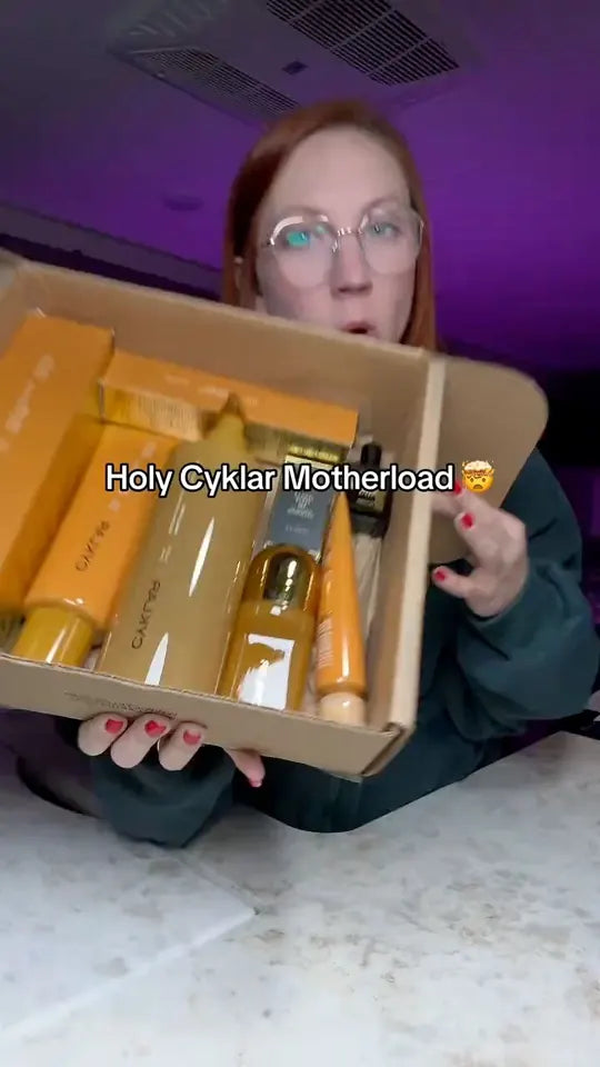 Real product footage frame showing the open product tray