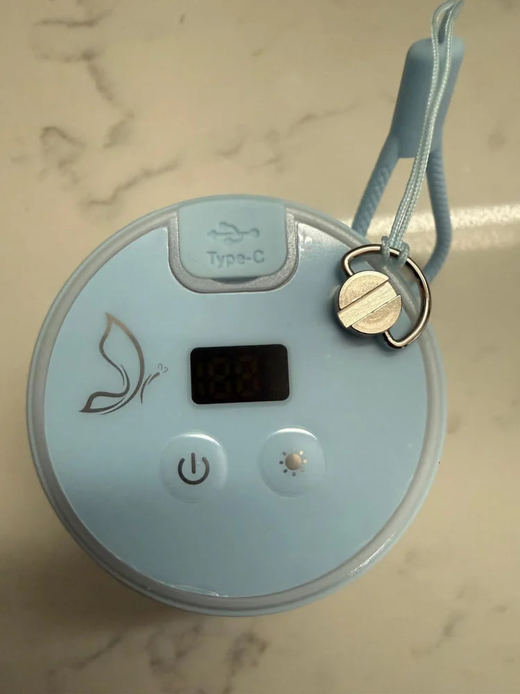 Second buyer photo showing another view of the same silicone facial cleansing brush